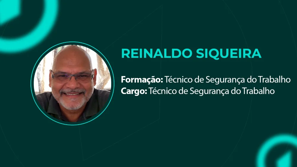 Reinaldo, técnico em Segurança do Trabalho e aluno do Método HO Fácil